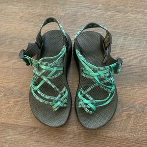 Chaco Women’s Sandals size 5 green straps